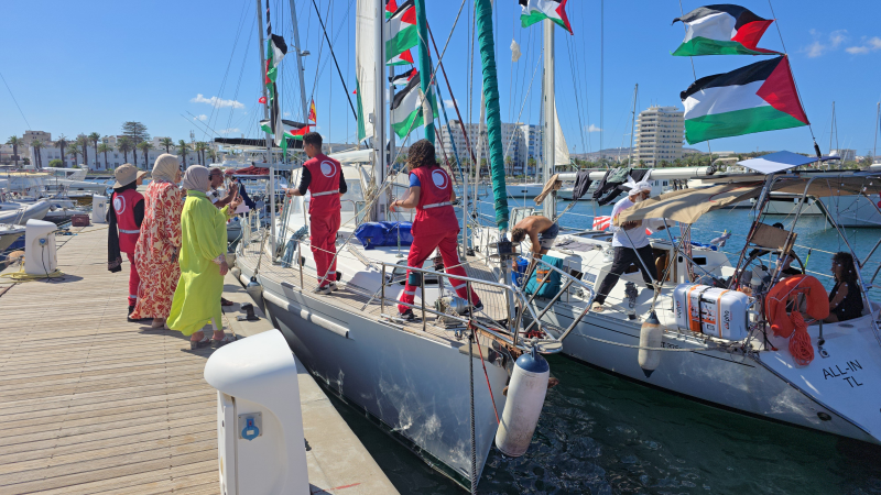 Bizerte : Soutien alimentaire à la flottille 'Soumoud'